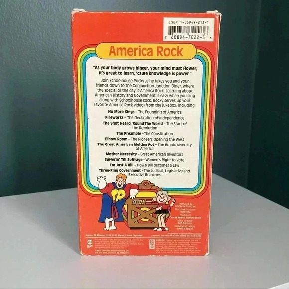 Vintage VHS Tapes Land Before Time, School House Rocks and Puff the Magi… - Picture 7 of 11